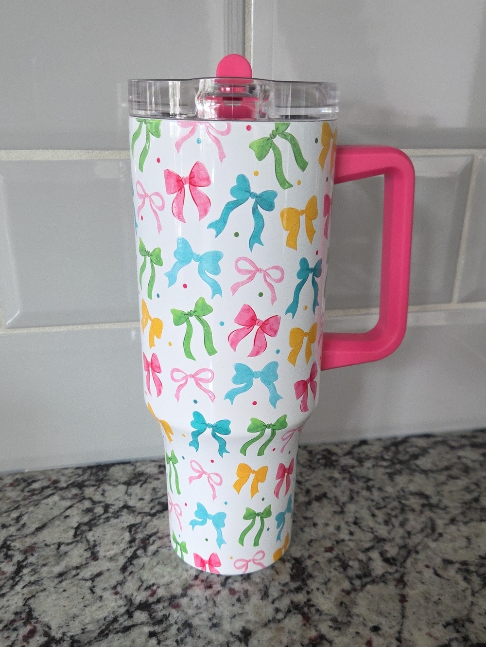 Hobby Lobby | Multicolor Bow Tumbler